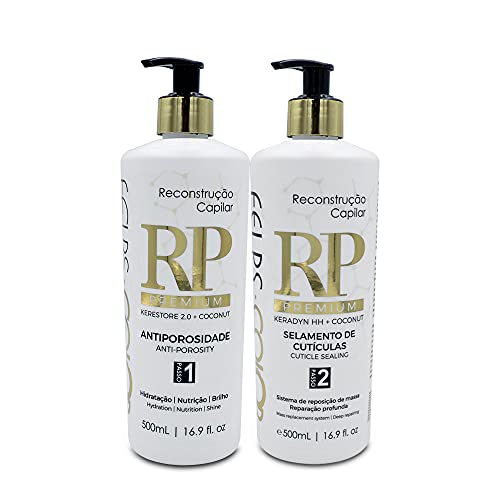 Felps Professional علاج فيلبس كولور RP بريميوم لإعادة بناء الشعر 2x500مل 2x169 أونصة سائلة - Image 5