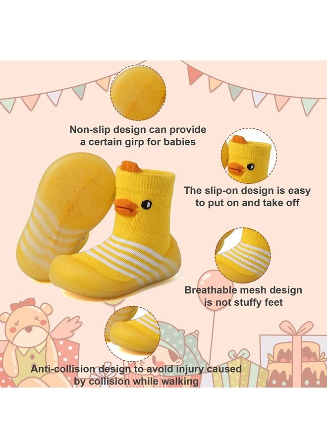 Baby Sock Shoes Toddler Cartoon Soft TPE Sole Non Slip Indoor Floor Slipper for Infant Boys Girls