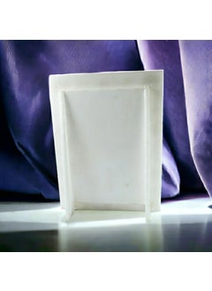 Pooja Creation Store Pooja Creation White Marble Photo Frame Best Use For Home Decor And Photo Collection 7 5inch  - Image 4