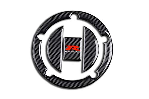 REVSOSTAR Real Carbon Fibre Fuel Gas Cap, Tank Cap, Tank Protector Pad, Fuel Cover for GSXR600 GSXR750 GSXR1000(2006-2017) - Image 1