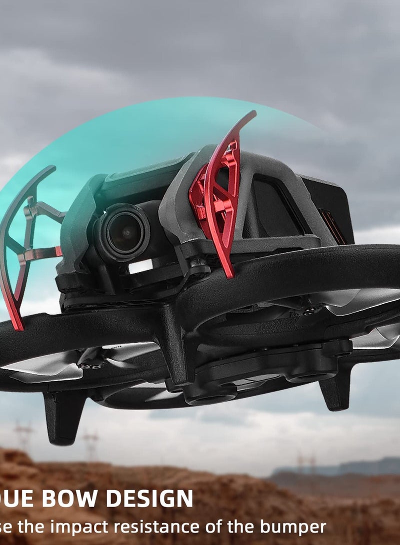 Excefore Gimbal Bumper, Aluminum Alloy Anti-Collision Camera Guard, PTZ Protect Bar, FPV Drone Accessories in Red. - Image 3