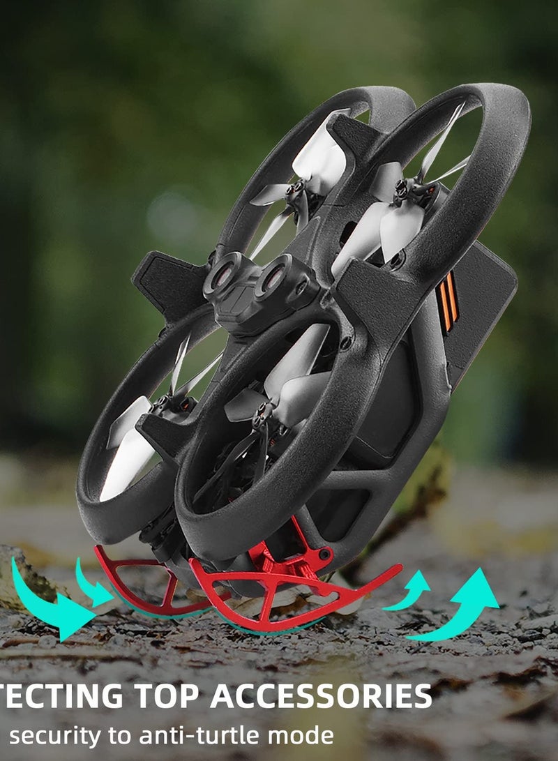 Excefore Gimbal Bumper, Aluminum Alloy Anti-Collision Camera Guard, PTZ Protect Bar, FPV Drone Accessories in Red. - Image 5