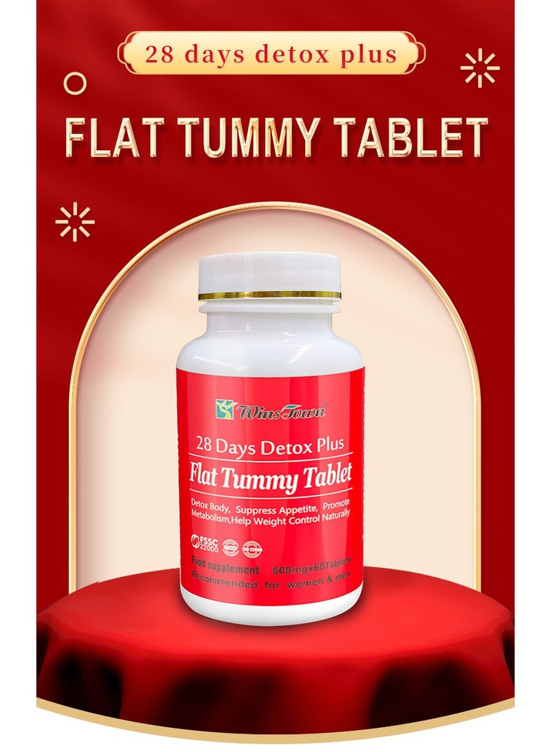Wins Town Frozen Detox 2-In-1 Natural Herbal Detox Plus & Flat Tummy Slimming Tablet  - Image 4