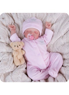 Aori Aori Reborn Baby Dolls-18 Inch Lifelike Realistic Newborn Girl Dolls with Feeding Kit, Great Gift for Kids and Grandma  - Image 2