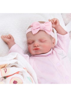 Aori Aori Reborn Baby Dolls-18 Inch Lifelike Realistic Newborn Girl Dolls with Feeding Kit, Great Gift for Kids and Grandma  - Image 3