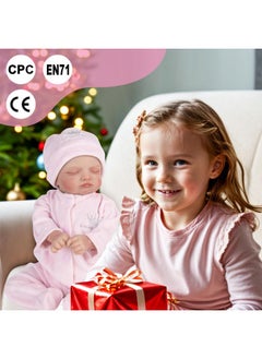 Aori Aori Reborn Baby Dolls-18 Inch Lifelike Realistic Newborn Girl Dolls with Feeding Kit, Great Gift for Kids and Grandma  - Image 4