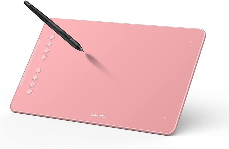 XPPen Updated Deco 01 V3 Drawing Tablet-16384 Levels of Pressure Battery-Free Stylus, 10x6 Inch OSU Graphic Tablet, 8 Hotkeys for Digital Art, Teaching, Gaming Drawing Pad for Chrome, PC, Mac, Android - Image 1