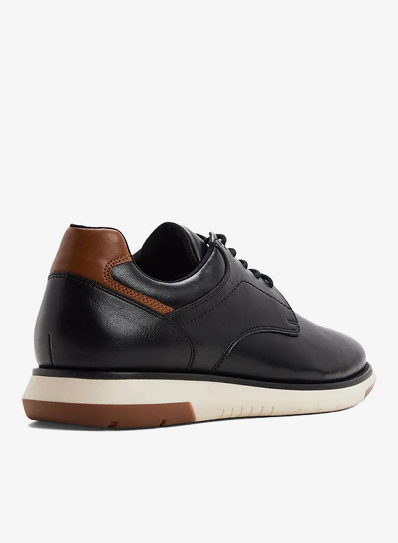 Aldo Kaplan Men Black Lace Up Shoes