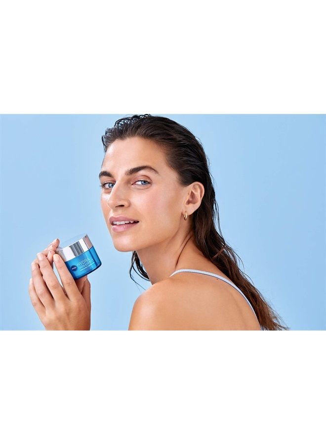 Nivea Hydra Skin Effect Wake-up Gel (50 ml), Day Cream for Padded & Smooth Skin, Refreshing Day Cream with Pure Hyaluronic [HA] for 72h Moisture - Image 4