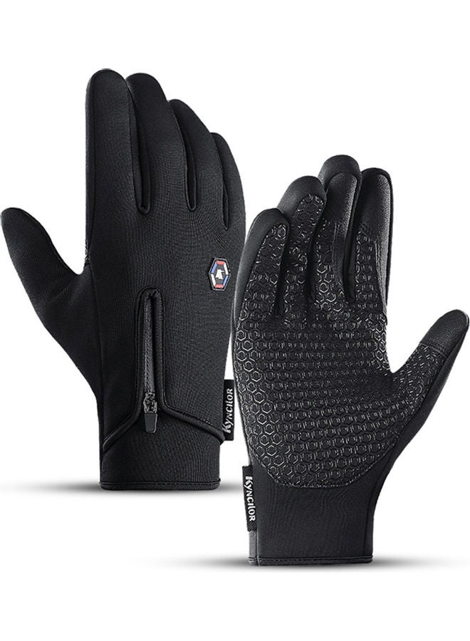 NIBEMINENT Pair Of Anti-Slip Sensitive Screen Touching Hand Warmer Gloves XL  - Image 1