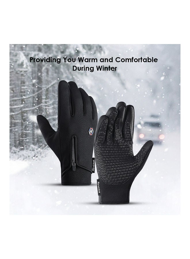 NIBEMINENT Pair Of Anti-Slip Sensitive Screen Touching Hand Warmer Gloves XL  - Image 4