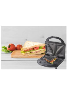 iSONIC 2-Slice Sandwich Maker,  Non-Stick Interchangeable Plates, Adjustable Temperature with Power Indicator, 2 Years Warranty 700W, ISM 724 Black  - Image 5