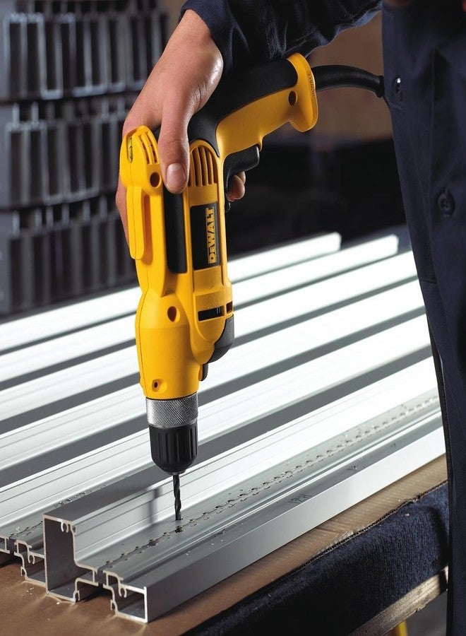 ديوالت طقم مثقاب سلكي 3/8 بوصة من دي والت DWD110KR، 7 أمبير، 0 - 2500 دورة في الدقيقة، مزود بمقبض مسدس، مع ظرف بدون مفتاح (مُجدد) - Image 5