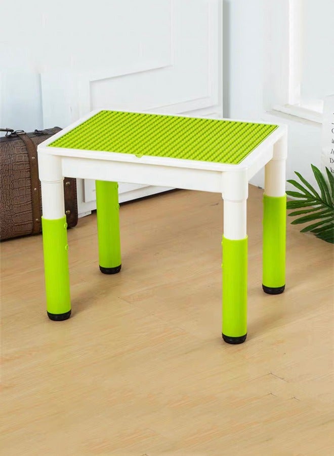 متعددة الوظائف للأطفال دراسة البلاستيك اللعب متوافقة كتل البناء الجدول - Image 1