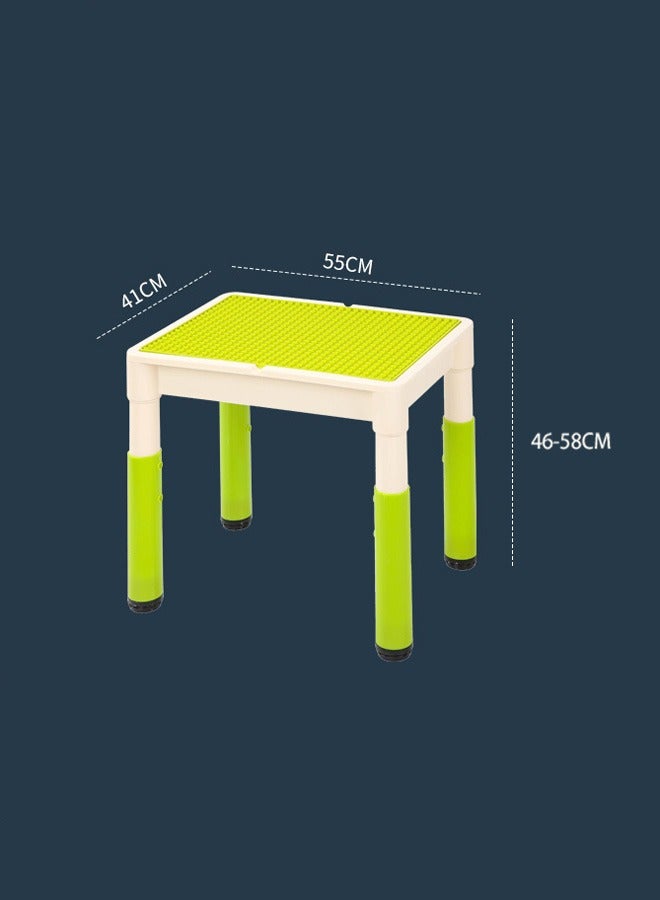 متعددة الوظائف للأطفال دراسة البلاستيك اللعب متوافقة كتل البناء الجدول - Image 5