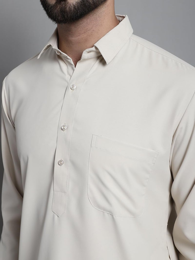 jompers قميص جومبرز القطني الرجالي بتصميم باتهاني مع السروال - Image 4