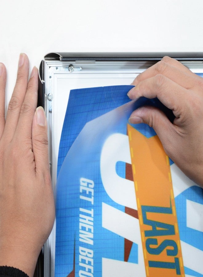 T-SIGN 24 x 36 Inches Picture Frame - Poster Frame Wall Mounting Document Certificate Frames - Aluminum with 1 PVC Transparent Protective Film, 1" Profile Black Wall Mounted Display Picture/Photo - Image 3