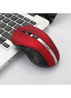 T-WOLF Q5 2.4GHz 5-Buttons 2000 DPI Wireless Mouse Silent And Non-Light Gaming Office Mouse For Computer PC Laptop(Red)