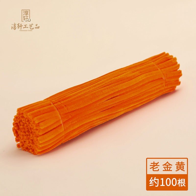 Factory Direct Sale of Twisty Stick Flower Bouquets, DIY Handmade Colorful Plush Strips for Children, Creative Wholesale Material  Kits - Image 1