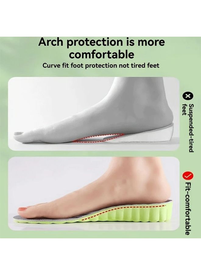 Lift 0.59inch Height Increasing Insoles Soft Anti Sweat Odor EVA Shoe Pads - Image 5