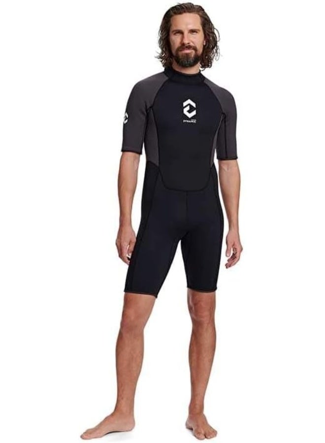 DYNAMICNORD DYNAMIC NORD SHORTY Diving Suite for MEN 2MM SE-21-S BLACK/GREY - Image 1
