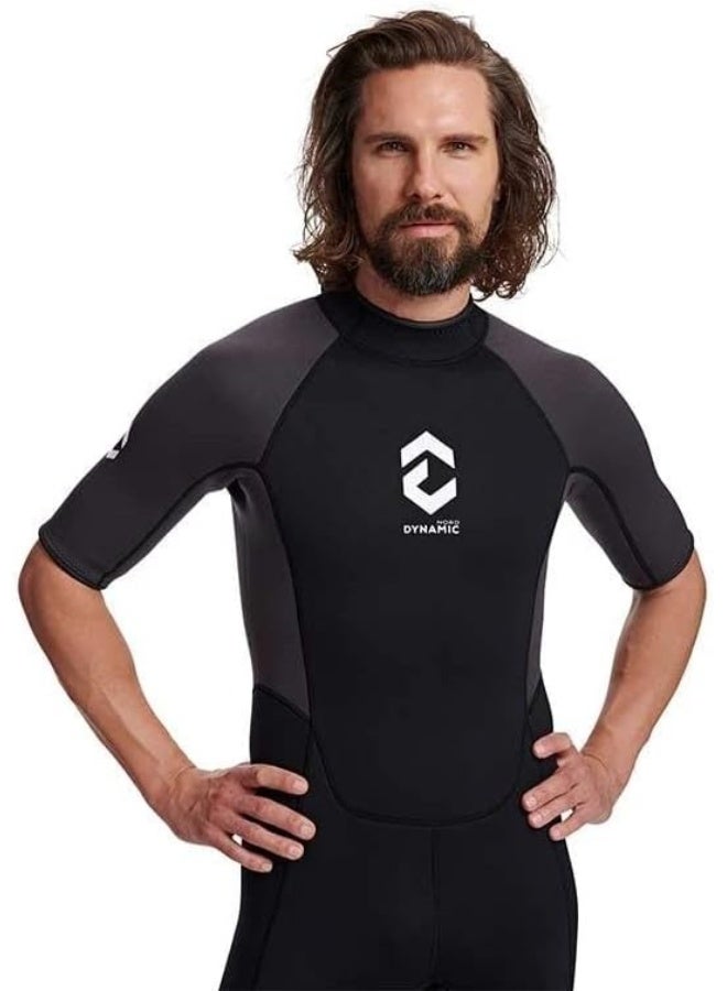 DYNAMICNORD DYNAMIC NORD SHORTY Diving Suite for MEN 2MM SE-21-S BLACK/GREY - Image 2