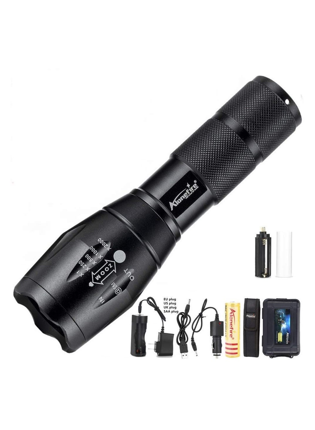 AloneFire AloneFire G700 Flashlight Cree XML T6 U3 LED Aluminum ...