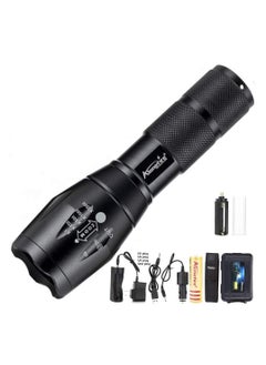 AloneFire G700 Flashlight Cree XML T6 U3 LED Aluminum Waterproof Zoom Camping Torch Tactical light powered by 3xAAA or 18650 Rechargeable Battery