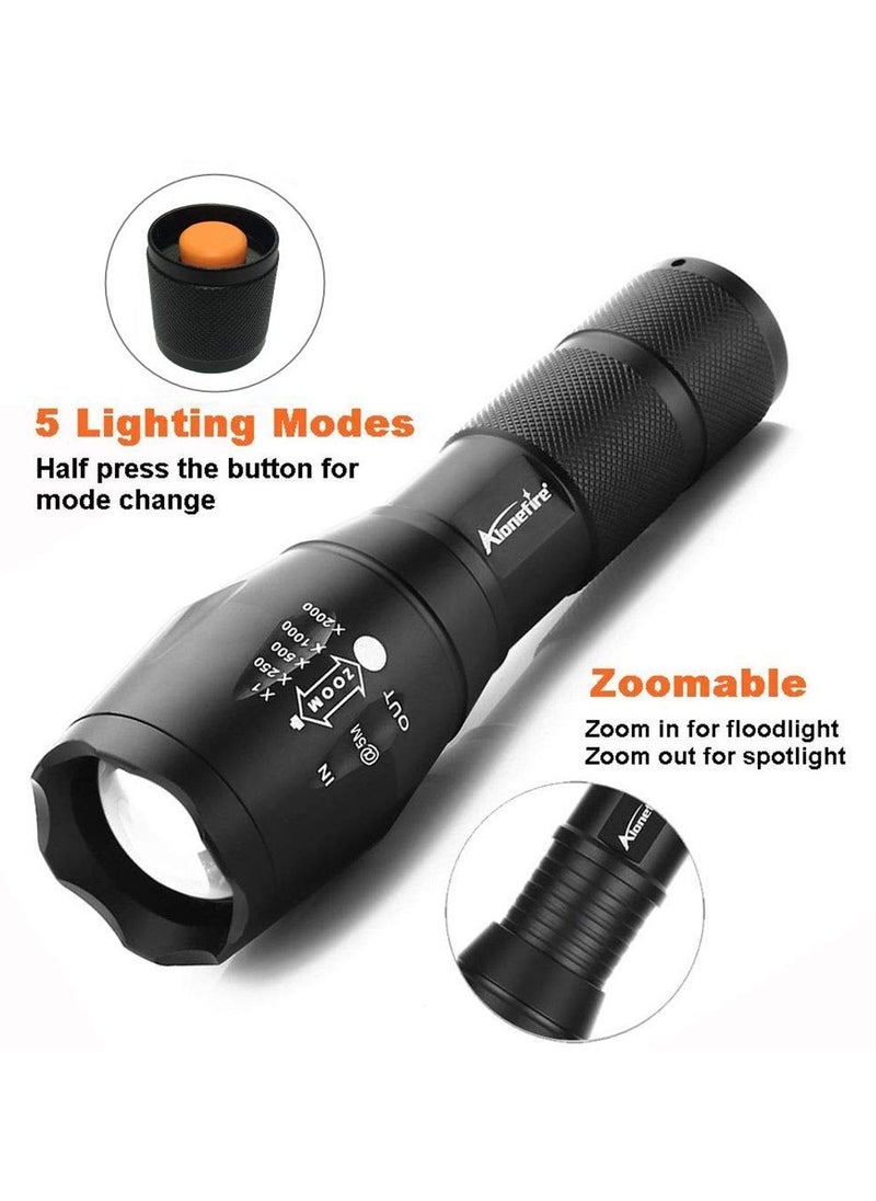 AloneFire - AloneFire G700 Flashlight Cree XML T6 U3 LED Aluminum Waterproof Zoom Camping Torch Tactical light powered by 3xAAA or 18650 Rechargeable Battery - Image 1