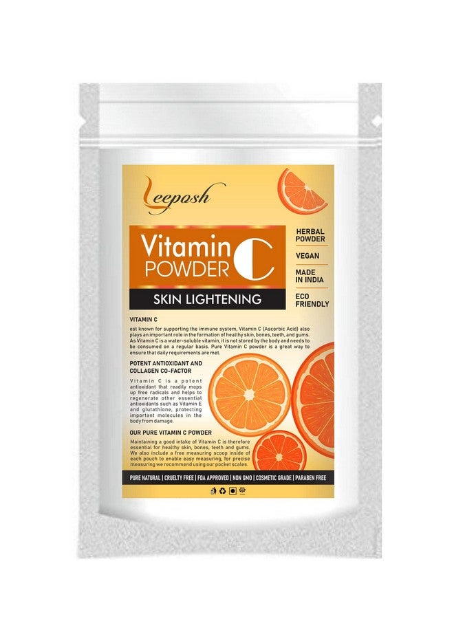 leeposh 100% Pure Vitamin C Powder (Lascorbic Acid) For Use In Serums And Cosmetic Formulations