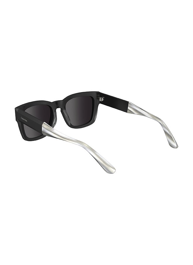 CALVIN KLEIN Unisex UV Protection Rectangular Sunglasses - CK23539S-001-5121 - Lens Size: 51 Mm  - Image 3