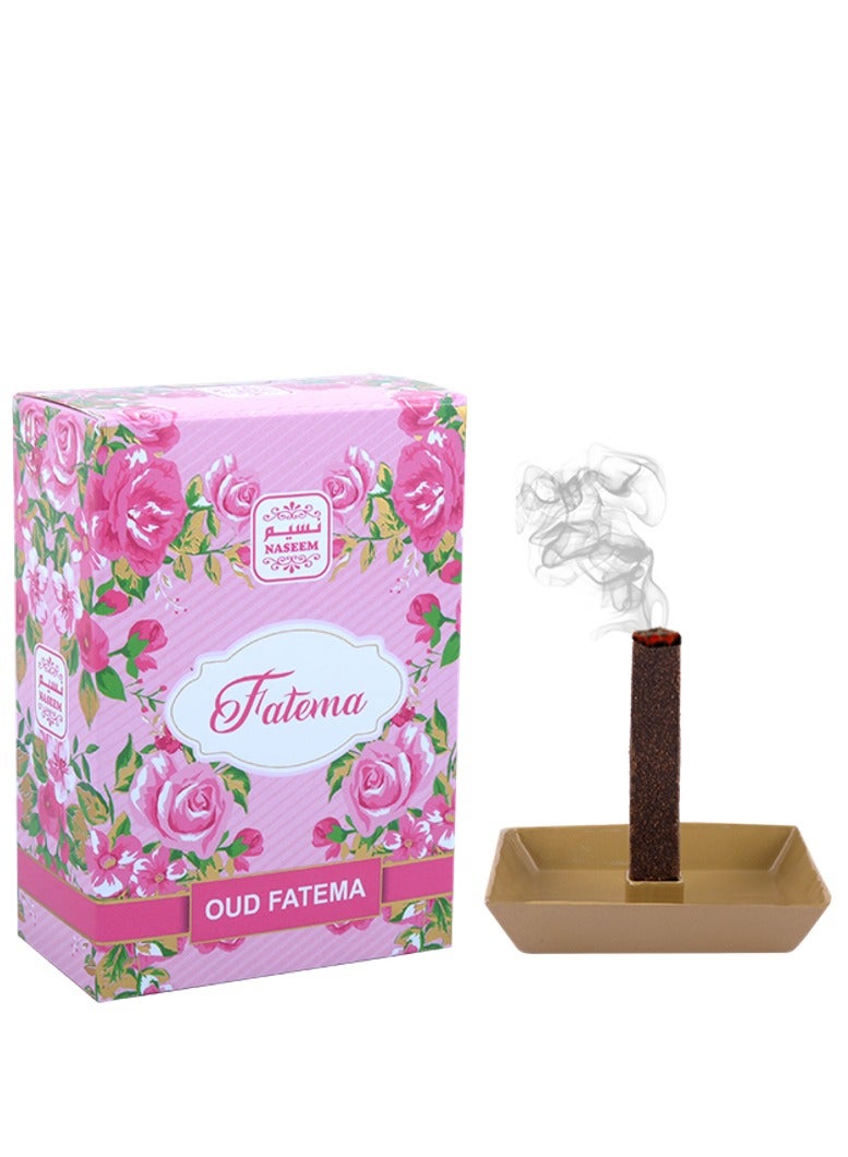Oud Stick Fatema Bakhoor Incense for Home, Office & Prayer - 10pcs