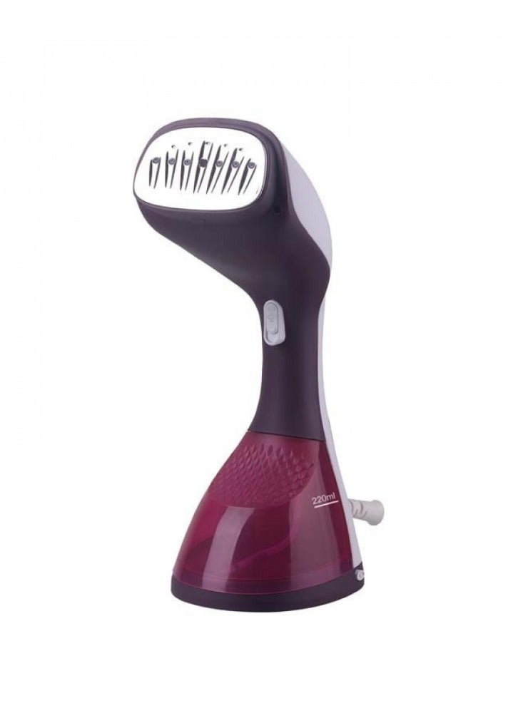 ريبون كاوية بخار محمولة مع فرشاة إزالة الوبر 220 ml 1400 W RE-3-047 عنابي - Image 1