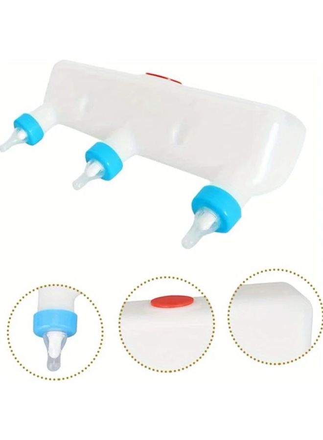 3 Pacifier Small Animal Milk Feeder No Dripping Farm Animal Feeding Device Pet Feeding Bottle 3 Position Feeding Device - Image 5
