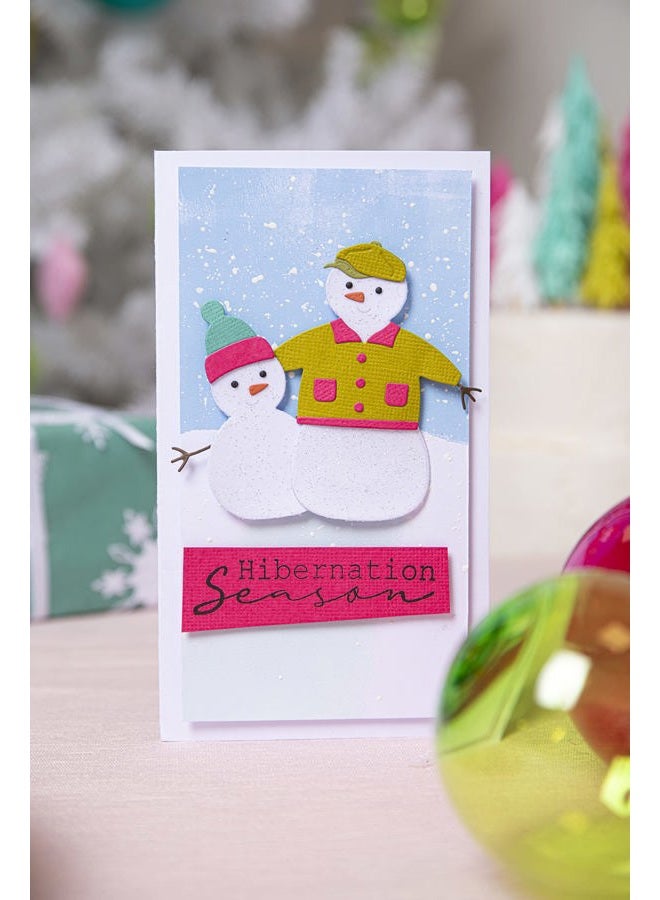Sizzix مجموعة قوالب سIZZx Thinlits 17PK عائلة الثلج بواسطة جينيفر أوجبورن | 665959 | الفصل 3 2022، متعدد الألوان - Image 4