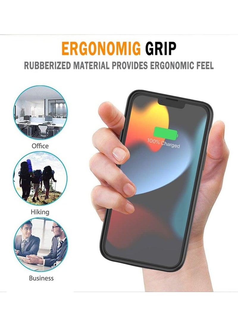 Raxoom ELTERAZONE for iPhone 13 Pro Max/12 Pro Max Battery Case,4800mAh Support SYNC Data Wired Headset External Backup Portable Pack Battery Charger Case for iPhone 13 Pro Max/12 Pro Max-6.7 inch - Image 5