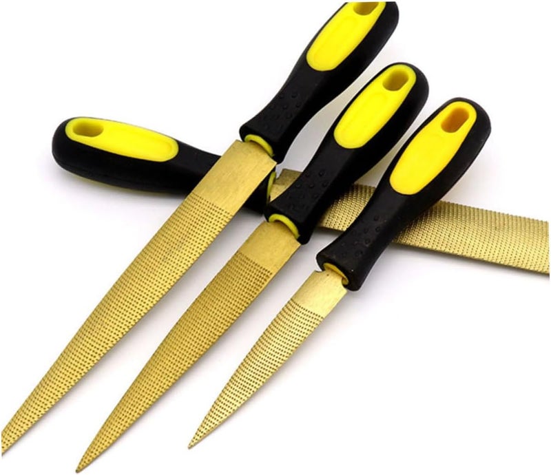 Generic DIY Craft Gadget 5pcs Wood Rasp File Set Plastic Handles for Woodworking - Image 5
