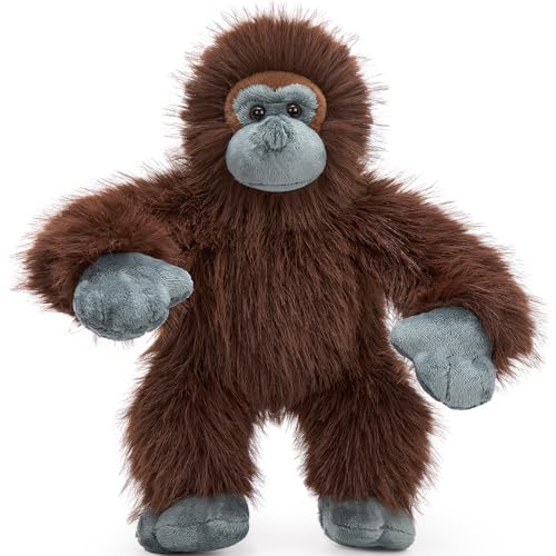 MorisMos Gorilla Stuffed Animal 18 Inch Gorilla Plush Toys for Kids Soft Long Fur Orangutan Plush Companion Toy Gifts for Boys Girls - Image 1