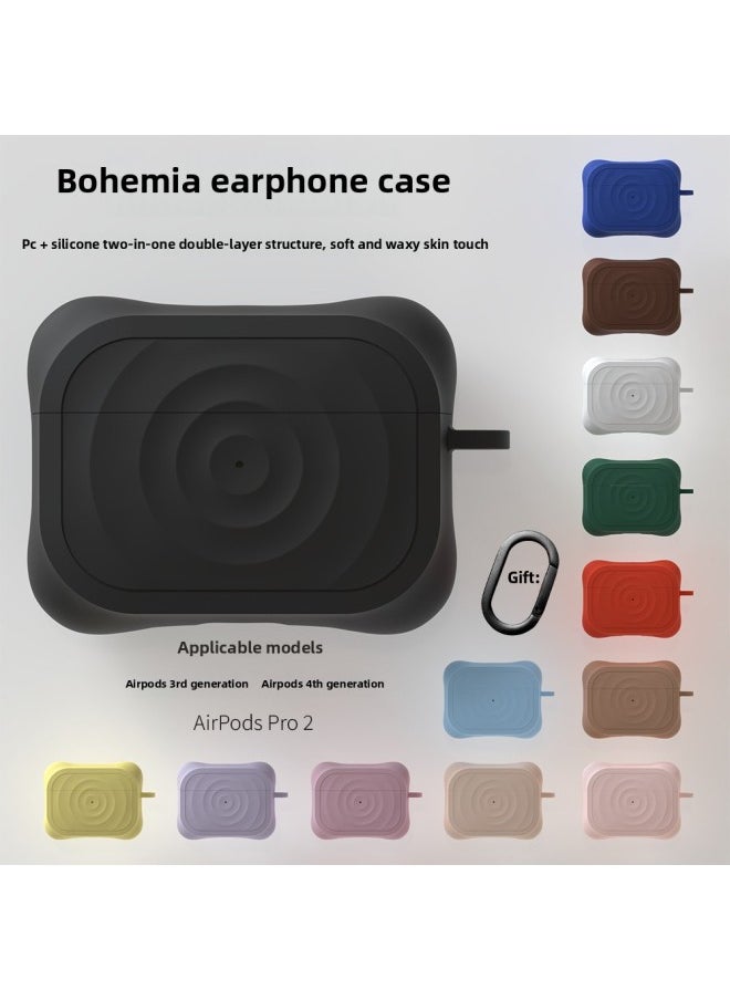 Generic - Boyang Headphone Protective Case For Airpods Pro For Apple Headphones Liquid Advanced Sense Anti-lost Original-Color:Tulip Yellow-Applicable Models:airpods Pro 2 - Image 1