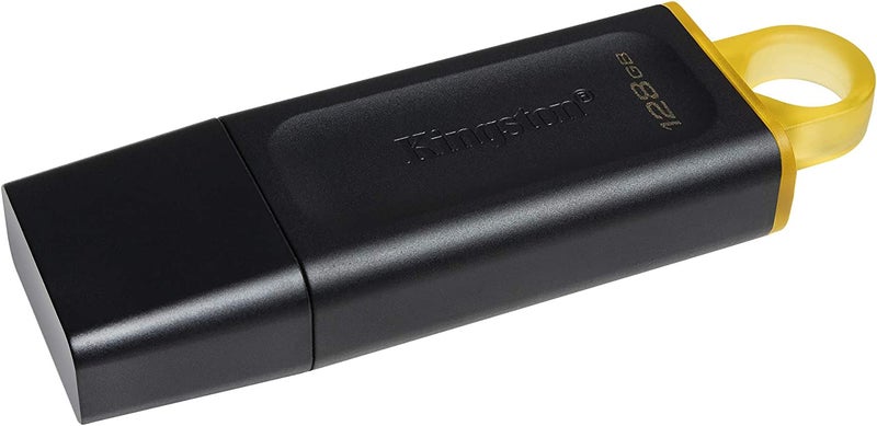 فلاش ميموري كينجستون, 128 جيجابايت, DTX/128GB ,USB 3.20 - اسود