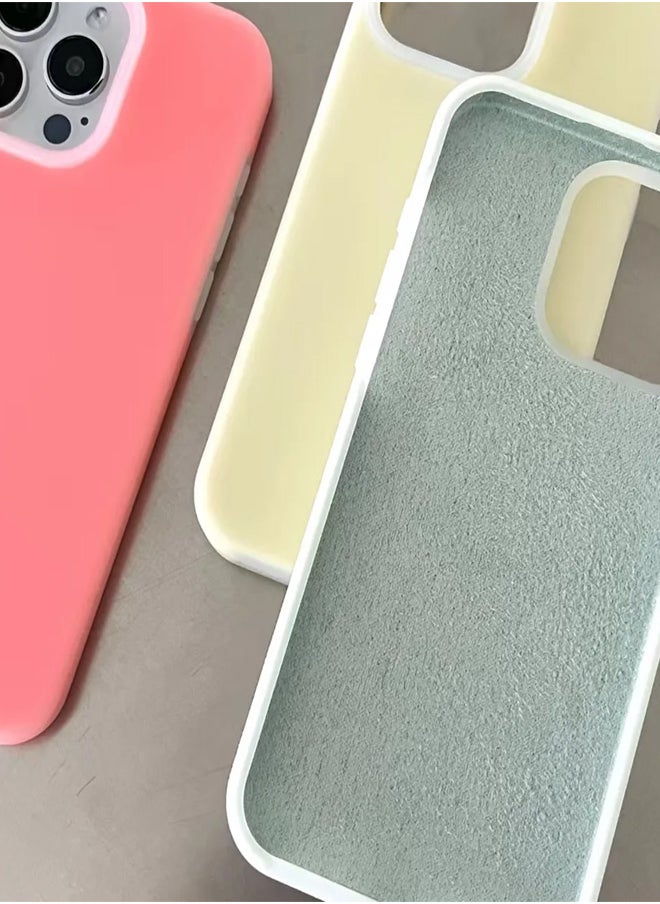 ماركة غير محددة جراب سيليكون مبطن من الداخل لهاتف iPhone 12/12 Pro، جراب أيفون مصنوع من السيليكون المطاطي الناعم ومبطن من الداخل لحماية هاتف من الخدوش لهاتف أيفون 12/12 برو - أخضر فاتح  - Image 3