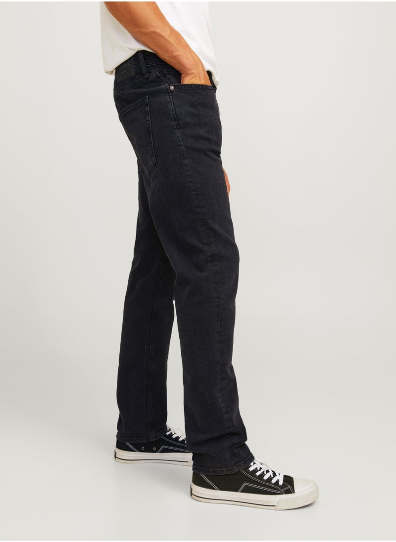 JJ Rebel Jrebadam Jjcraft Stright Fit Rinse Wash Jeans  - Image 2