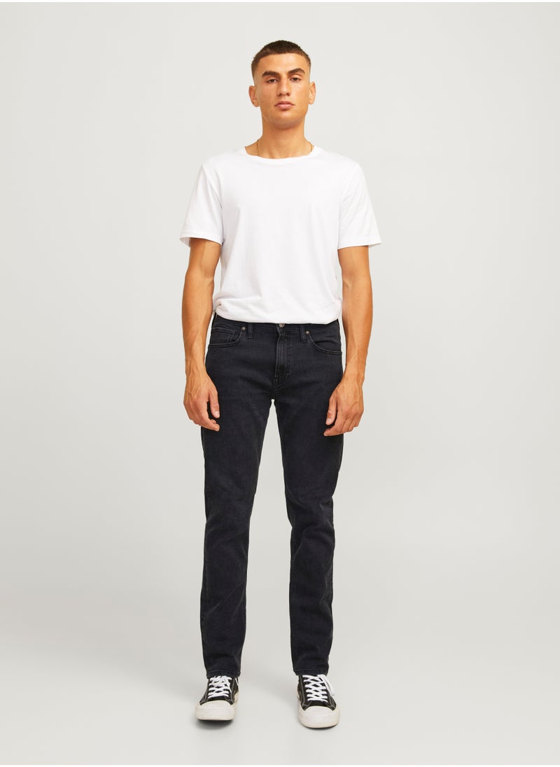 JJ Rebel Jrebadam Jjcraft Stright Fit Rinse Wash Jeans  - Image 4