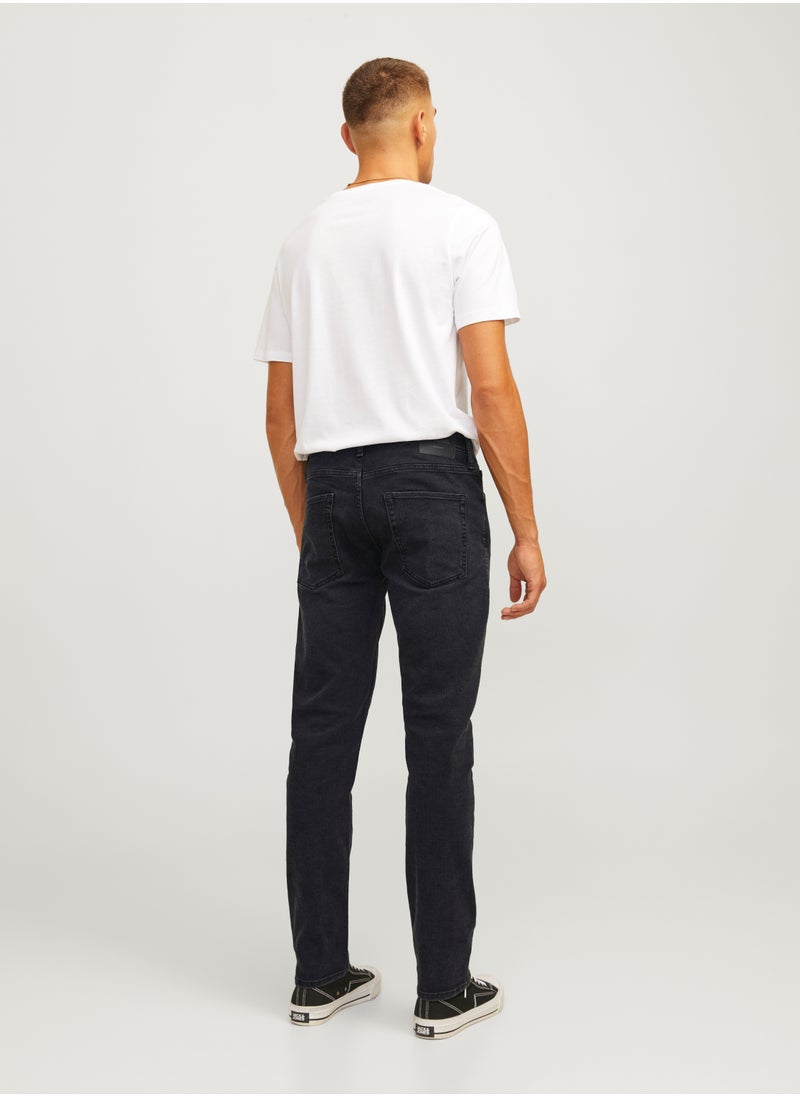 JJ Rebel Jrebadam Jjcraft Stright Fit Rinse Wash Jeans  - Image 5