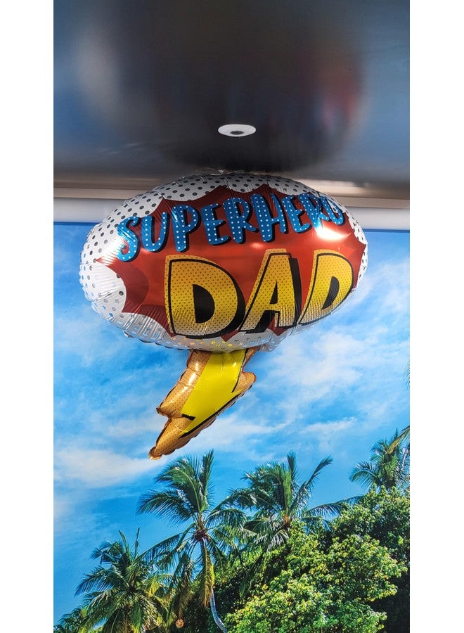 Atpata Funky Superhero Dad Foil Balloon for Fathers Day, Dad's Birthday Party and Celebration (Superhero Dad), Multicolor, Large - Image 5