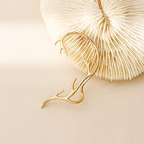 Vercret Gold Earrings Cuff for Women CZ Earring Ear Cuff for Friend, Sister, Daily Wearing - Image 5