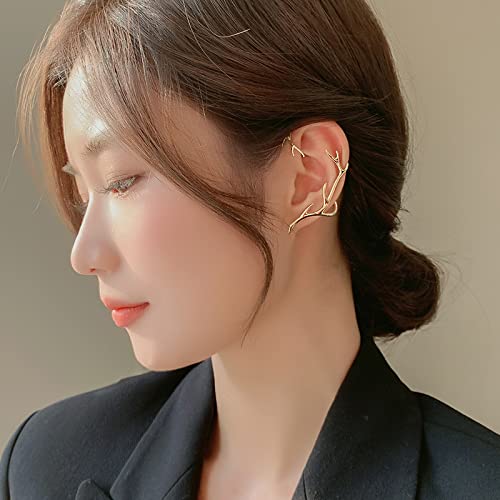 Vercret Gold Earrings Cuff for Women CZ Earring Ear Cuff for Friend, Sister, Daily Wearing - Image 4