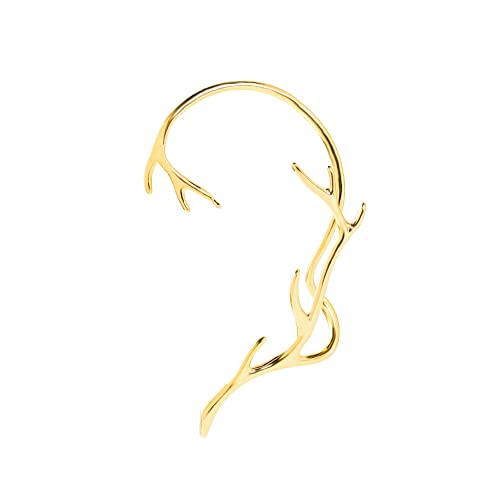 Vercret Gold Earrings Cuff for Women CZ Earring Ear Cuff for Friend, Sister, Daily Wearing - Image 1