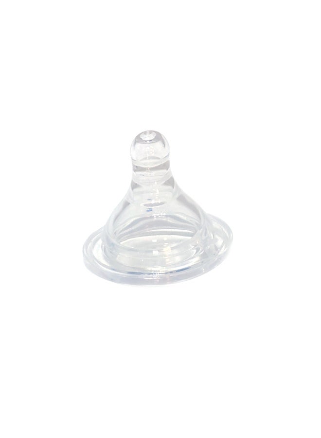 نوفي حلمات نوفي السيليكونية ذات العنق العريض - عبوة من قطعتين، من عمر 6 أشهر فما فوق، تدفق كبير - Image 4