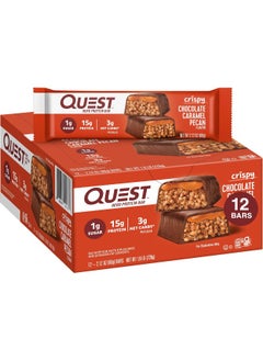 Quest Nutrition Chocolate Caramel Pecan, 12 Count  - Image 1